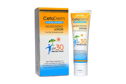 CETADERM MOISTURISING LOTION Spf 30 .. 50ML