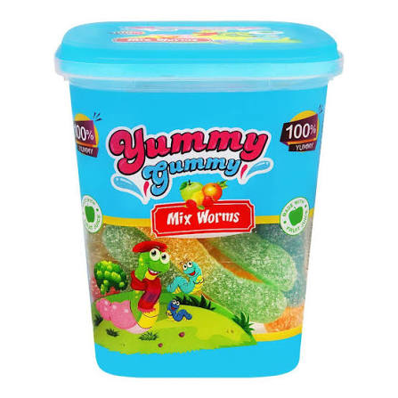 Yummy Gummy Mix Worms 175gm