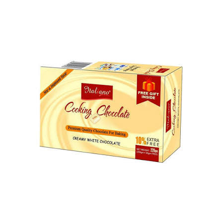 Italiano Cooking Chocolate White -500g