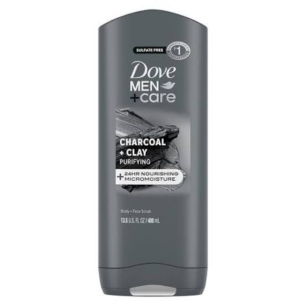 Dove Men Body+Facewash Charcol+Clay -400ml-