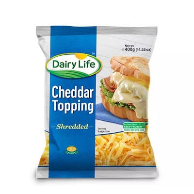 Dairy Life Cheddar Topping Shredded -400g