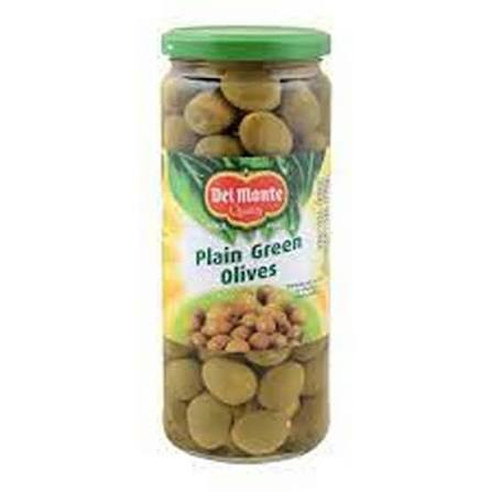 Del Monte Plain Green Olives - 450g