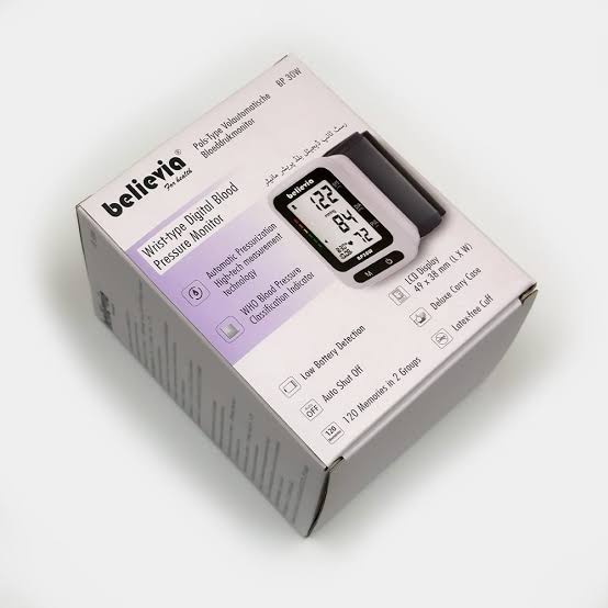 Believia Wrist-type Blood Pressure Monitor - BP30W