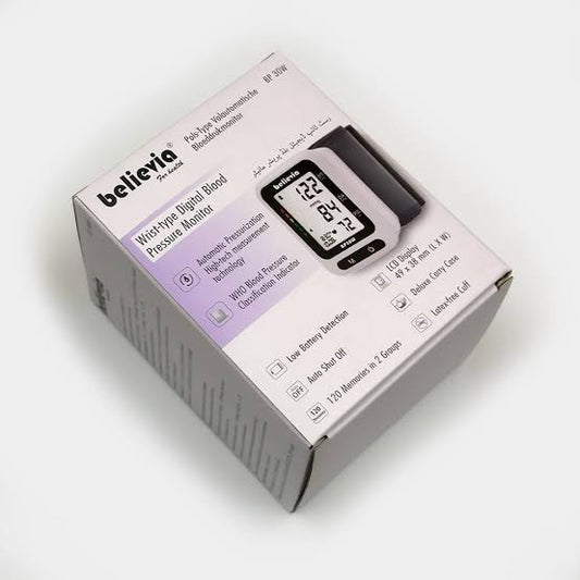 Believia Wrist-type Blood Pressure Monitor - BP30W