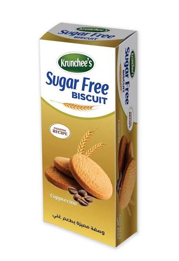 Krunchee's Suger Free Biscuit Cappuccino -100g-