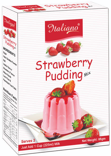 Italiano Pudding Mix Strawberry -85g