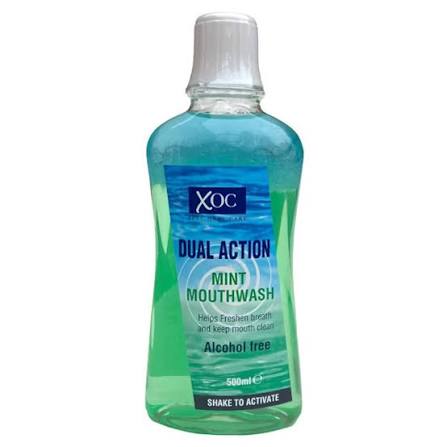 Xoc Dual Action Mint Mouthwash Alcohal free 500ml