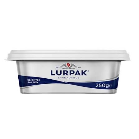 LURPAK SPREADABLE SALTED BUTTER 250GM