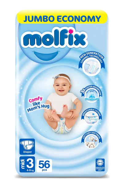 Molfix Jambo Pant # 3 (56pc)