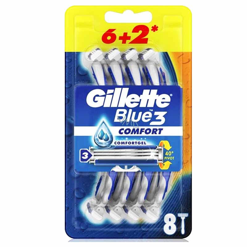Gillette Blue3 Comfort Razor Pack Of 8