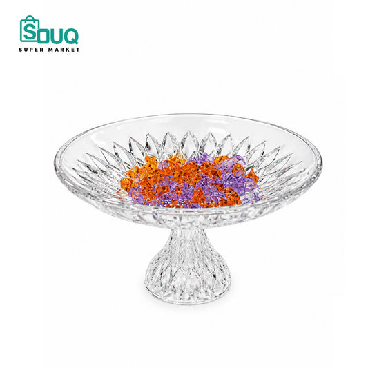Crystal Bowl with Golden Lid
