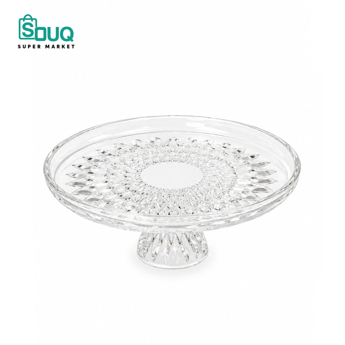 Crystal Bowl with Golden Lid