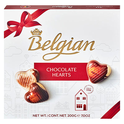 The Belgian Chocolate Hearts 200gm