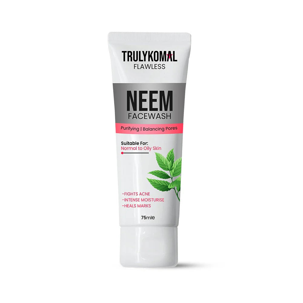 Truly Komal Neem Face Wash 75Ml