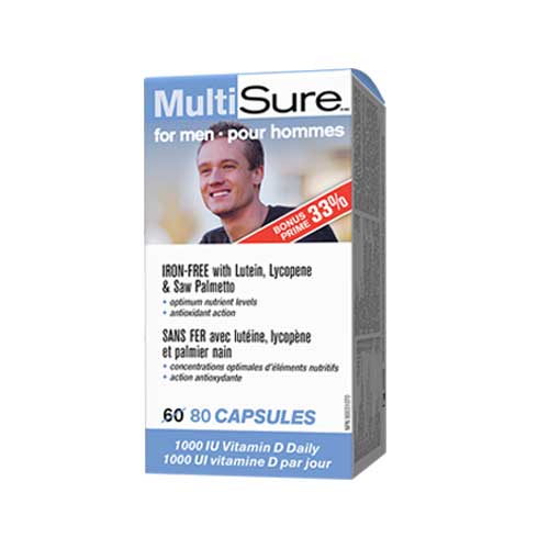 Wn MultiSure For Men Cap 80s